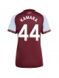 Billige Aston Villa Boubacar Kamara #44 Hjemmedrakt Dame 2025-26 Kortermet